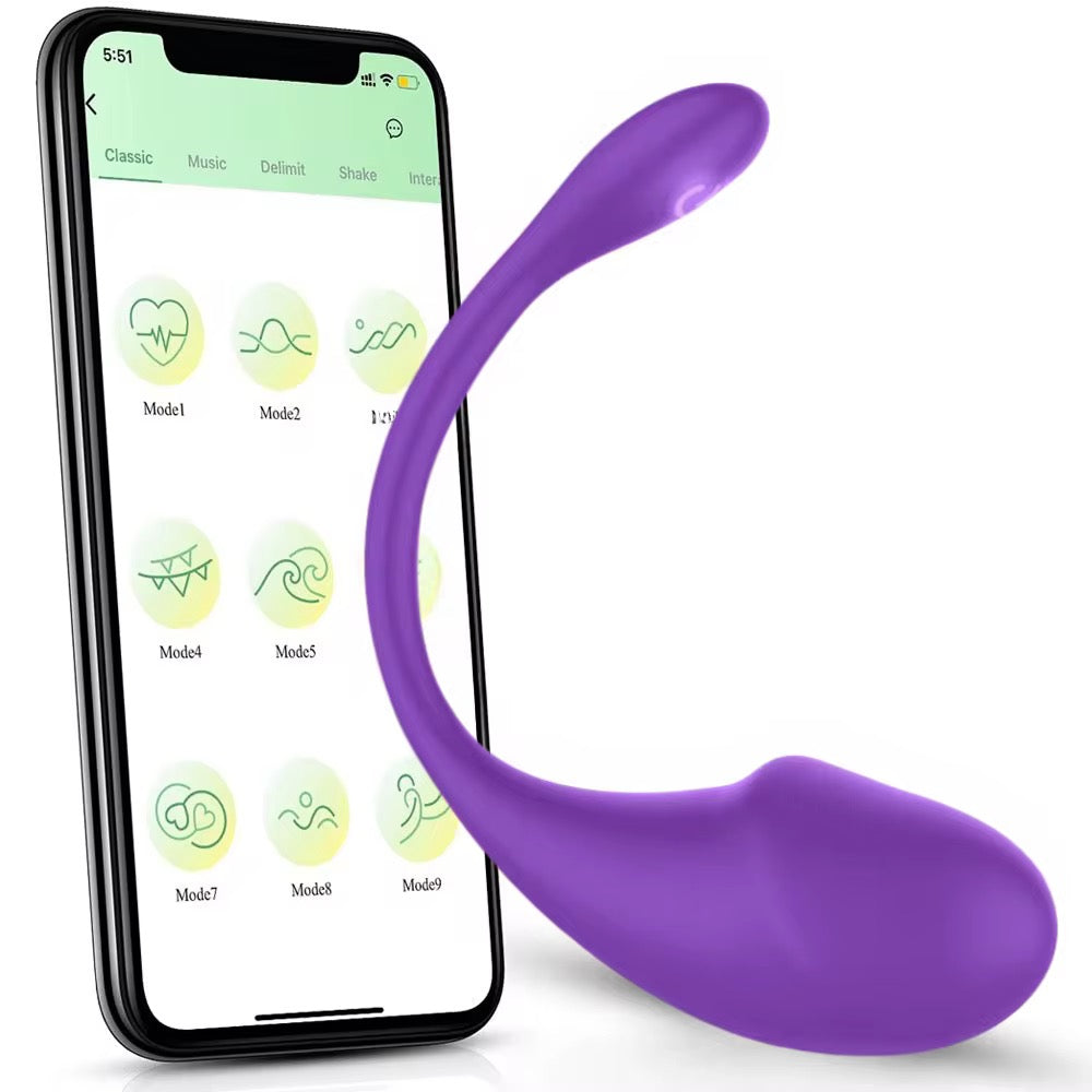 App Bluetooth Control Jumping Egg Vibrator