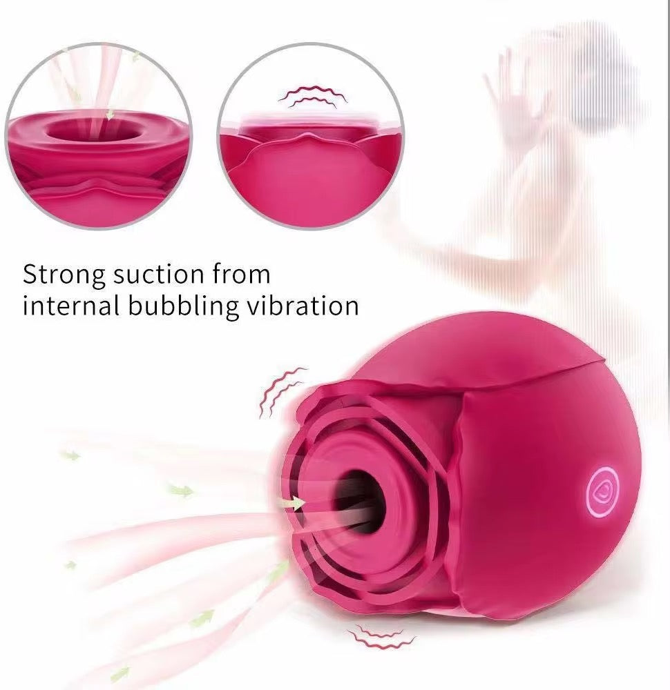 Rose Toy Clitoral Suction Vibrator