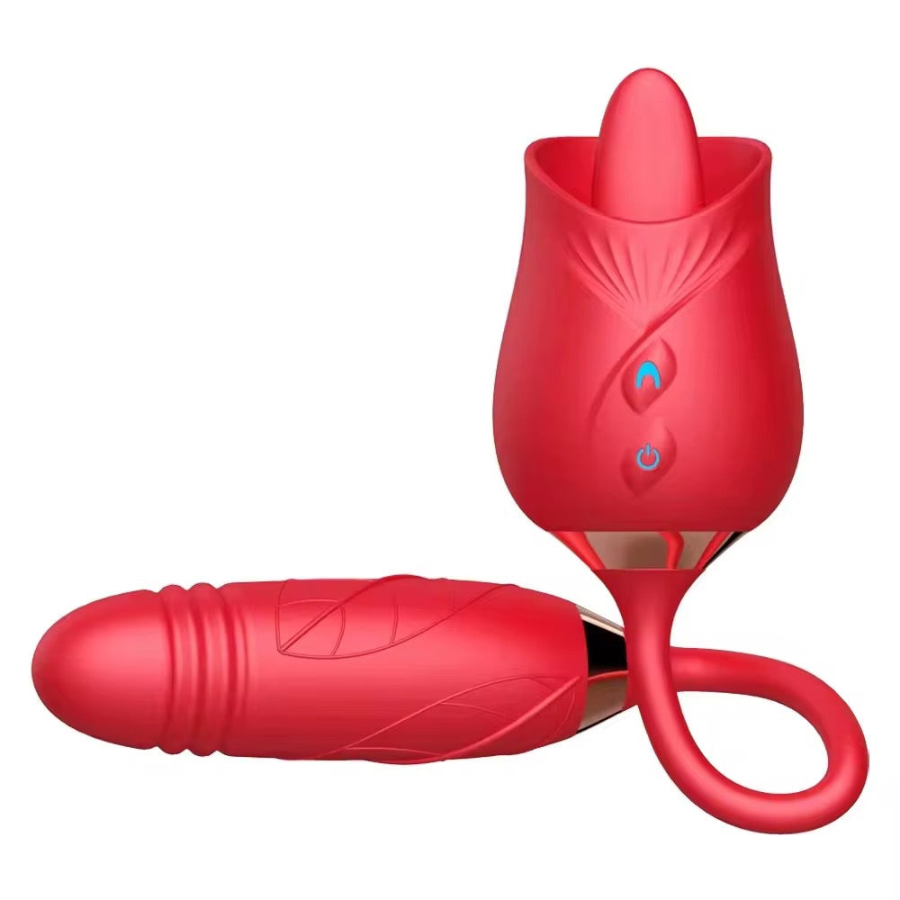 Rose Tongue Vibrator – Clitoral & G-Spot Stimulator